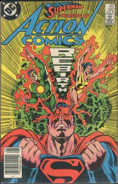 Action Comics (1938) issue 582-C Canadian Price Cover