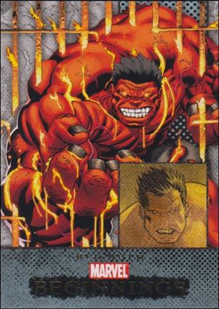 Marvel Beginnings: Series 1 (Base Set) card 34 Red Hulk