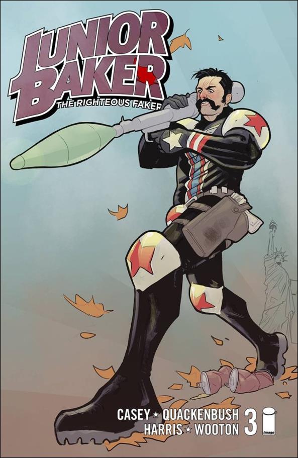 Junior Baker the Righteous Faker issue 3-C Paul Fry 1:15 Cover