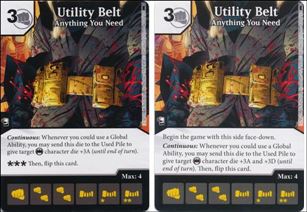 DC Comics Dice Masters Batman card 40 Utility Belt: Anything You Want