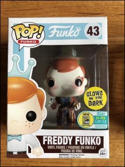 Pop! Funko - Freddy Funko figure 43-B Freddy Funko (Mad Hatter GITD) SDCC 1/24