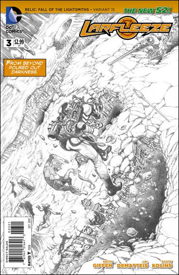 Larfleeze issue 3-B Rags Morales 1:25 Connecting Sketch Cover