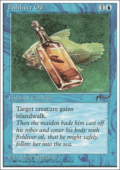 Magic the Gathering: Chronicles (Base Set) card 20 Fishliver Oil
