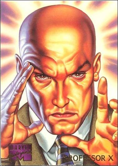 1995 Marvel Masterpieces (Base Set) card 75 Professor X