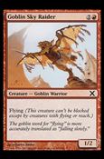 Magic the Gathering: 10th Edition (Base Set) card 210 Goblin Sky Raider