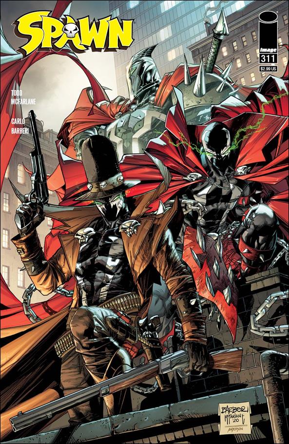 Spawn issue 311-C Carlo Barberi Cover