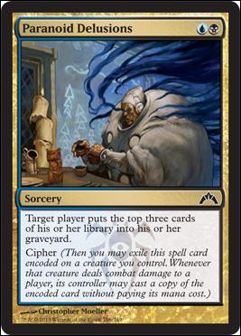 Magic the Gathering: Gatecrash (Base Set) card 186 Paranoid Delusions