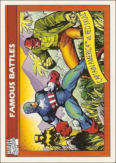 Marvel Universe: Series 1 (Base Set) card 97 Captain America vs Red Skull