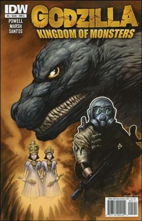 Godzilla: Kingdom of Monsters issue 5 Eric Powell Cover