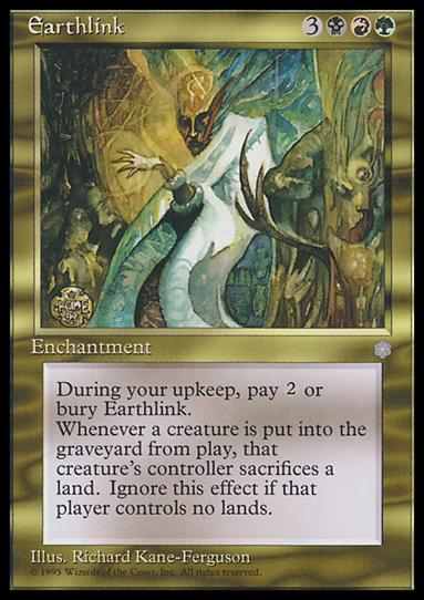 Magic the Gathering: Ice Age (Base Set) card 285 Earthlink