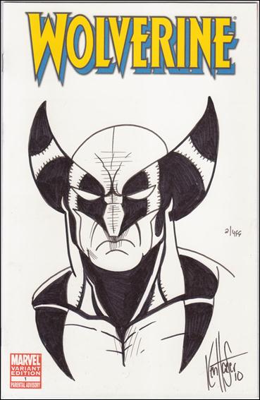 Wolverine (2010) issue 1-J DF (Signed & Remarked by Ken Haeser) 1/499