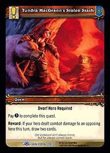 World of Warcraft: Through the Dark Portal (Base Set) card 298 Tundra MacGrann's Stolen Stash