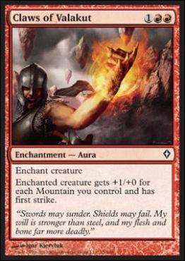 Magic the Gathering: Worldwake (Base Set) card 75 Claws of Valakut