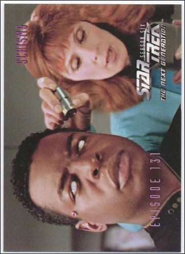 Star Trek: The Next Generation - The Episode Collection Season Six (Base Set) card 551 Schisms, Episode 131B