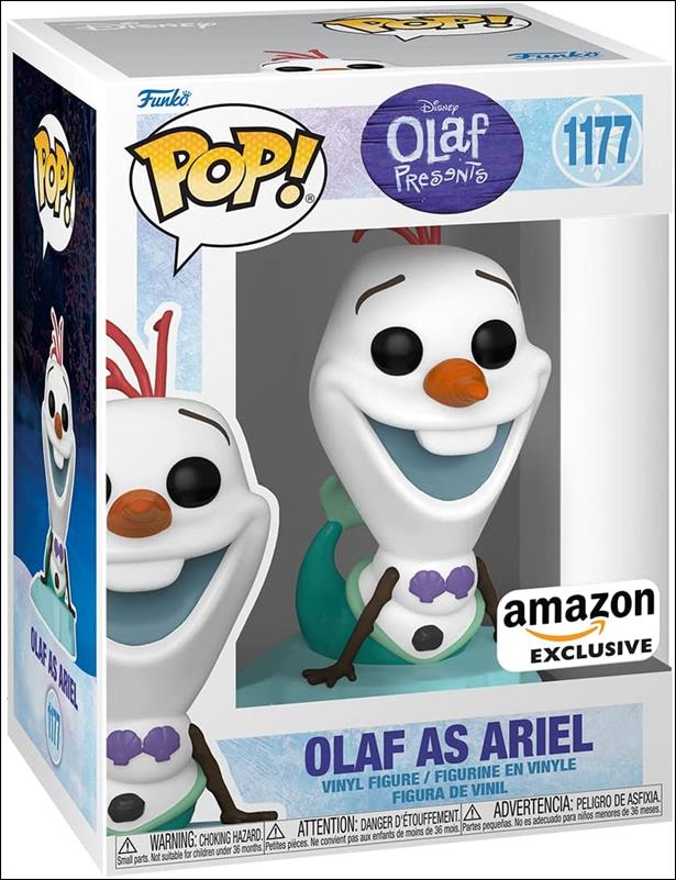 POP! Disney figure 1177 Olaf as Ariel Amazon Exclusive