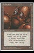 Magic the Gathering: 4th Edition (Base Set) card 302 Brass Man