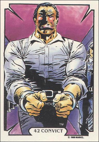 Mike Zeck (Base Set) card 42 Convict