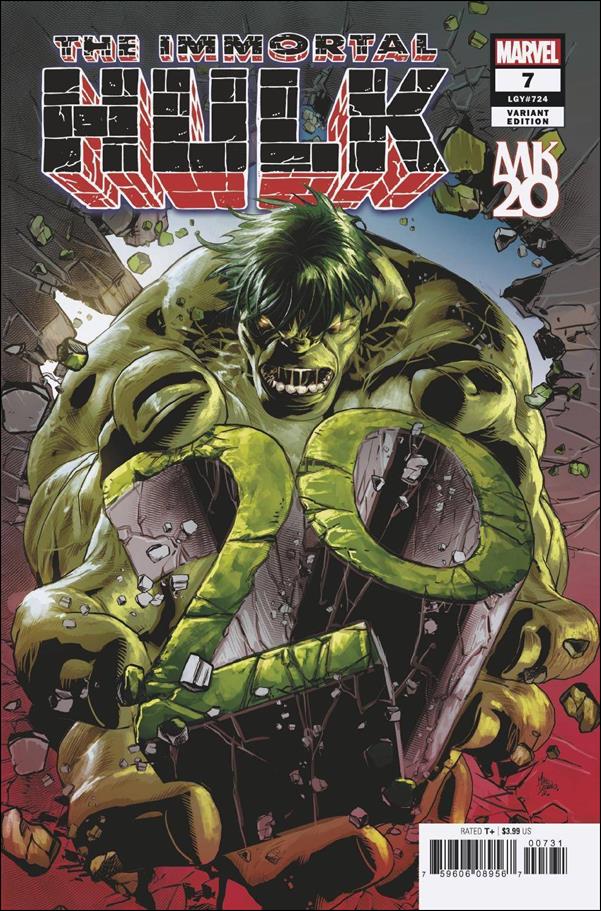Immortal Hulk issue 7-C Mike Deodato Jr. Marvel MKXX Cover