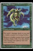 Magic the Gathering: 5th Edition (Base Set) card 311 Living Artifact