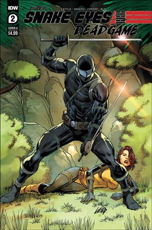Snake Eyes: Deadgame issue 2 Rob Liefeld Forrest Background Cover