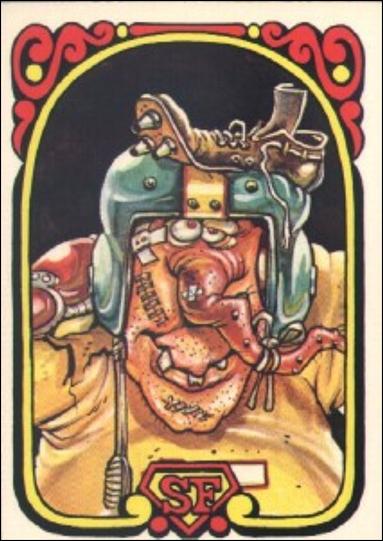 Football Super Freaks (Base Set) card 22 Alvin Awful