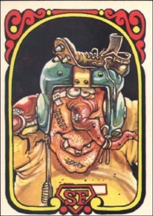 Football Super Freaks (Base Set) card 22 Alvin Awful