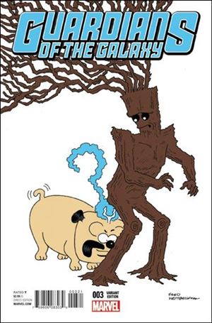Guardians of the Galaxy (2015)  issue 3-B Fred Hembeck 1:10 Cover