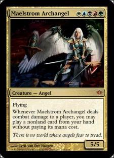 Magic the Gathering: Conflux (Base Set) card 115 Maelstrom Archangel