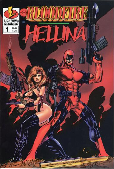 Bloodfire/Hellina issue 1 Samuel Clarke Hawbaker Cover