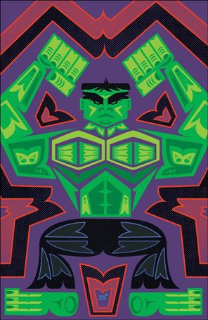 Immortal Hulk issue 40-C Jeffrey Veregge Native American Tribute Cover