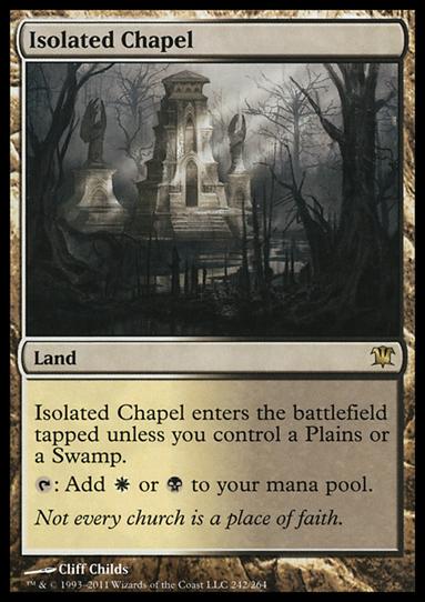 Magic the Gathering: Innistrad (Base Set) card 242 Isolated Chapel