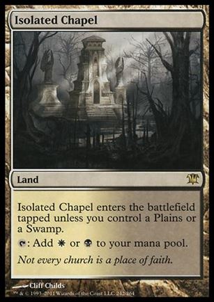 Magic the Gathering: Innistrad (Base Set) card 242 Isolated Chapel