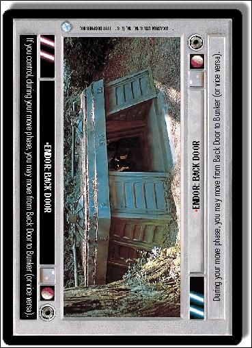 Star Wars: Endor Limited (Base Set) card 157 Endor: Back Door