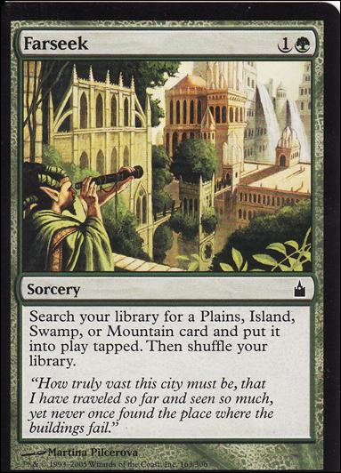 Magic the Gathering: Ravnica (Base Set)  card 163 Farseek