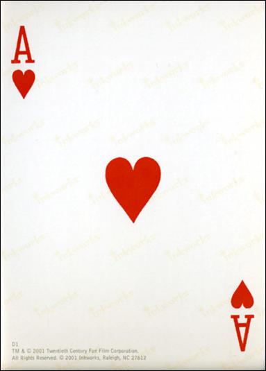 X-Files: Seasons 4 & 5 (Death Card Subset) card D1 Ace of Hearts