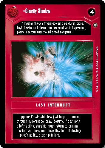 Star Wars: Jedi Pack (Base Set) card 5 Gravity Shadow