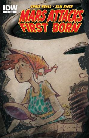 Mars Attacks: First Born issue 3 Sam Kieth Cover