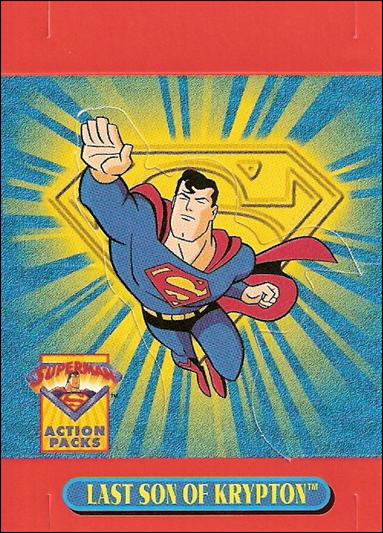 Superman Action Packs (Pop-Out Subset) card P10 Last Son of Krypton
