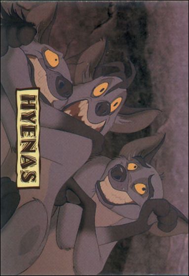 Lion King: Series 1 (Base Set)  card 75 Hyenas (Character Card)