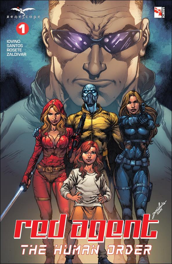 Red Agent: The Human Order issue 1-D Jose Luis Cover