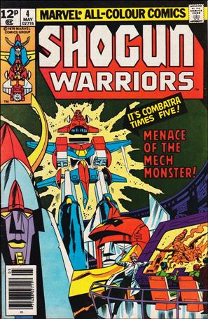 Shogun Warriors issue 4-B UK Price Cover
