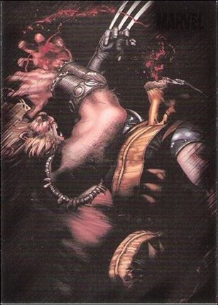 Marvel Heroes and Villains (Base Set) card 65 Wolverine vs Sabretooth