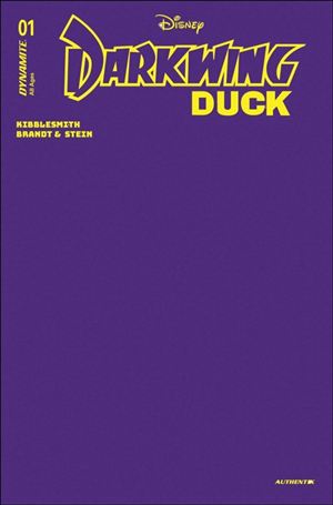 Darkwing Duck (2025) issue 1-V Purple Blank Authentix Sketch Cover