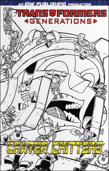 Transformers: Generations issue 10-B Nick Roche 1:25 Sketch Cover
