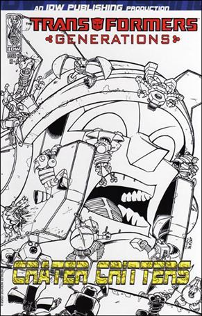 Transformers: Generations issue 10-B Nick Roche 1:25 Sketch Cover