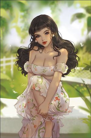 Bettie Page: The Curse of the Banshee issue 5-K Leirix Li 1:21 Virgin Cover