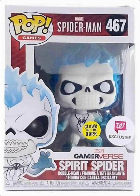 POP! Games figure 467-B Spirit Spider (GITD Walgreens Exclusive)