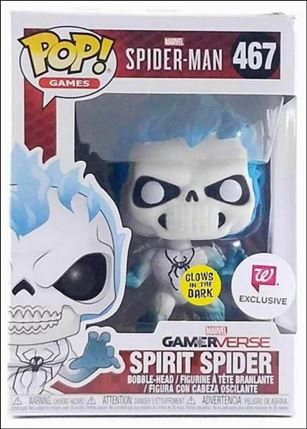 POP! Games figure 467-B Spirit Spider (GITD Walgreens Exclusive)