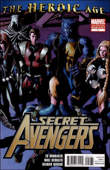 Secret Avengers (2010) issue 1-E Mike Deodato Jr. Cover (2nd Printing)