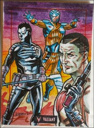 2013 Valiant Comics Preview Trading Card Set (Sketch Card Subset) card AS-04